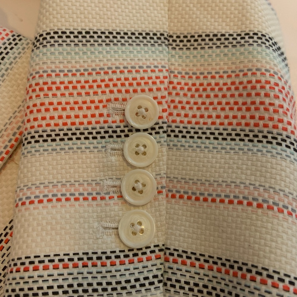 Tommy Hilfiger Multicolor Striped Blazer Women’s Size 8 NWOT - Picture 5 of 14